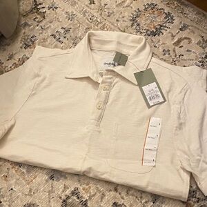 Goodfellow & Co Men's Off-White Polo Shirt